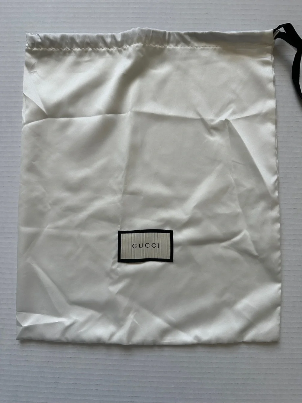 Authentic Empty Gucci Brown Shoe Box & Gucci Drawstring Dust Bag